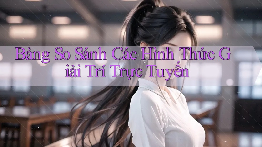 Bảng So Sánh Các Hình Thức Giải Trí Trực Tuyến