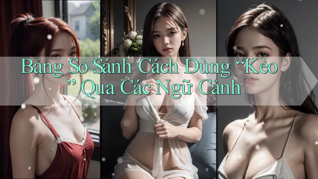 Bảng So Sánh Cách Dùng “Kèo” Qua Các Ngữ Cảnh Bảng So Sánh Cách Dùng “Kèo” Qua Các Ngữ Cảnh