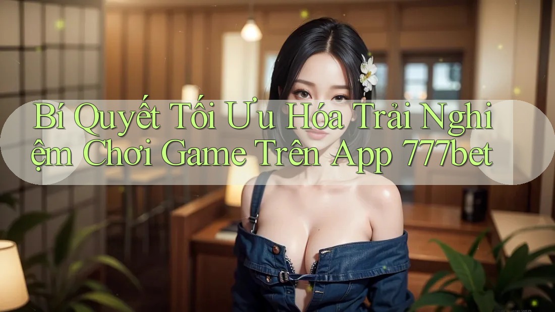 Bí Quyết Tối Ưu Hóa Trải Nghiệm Chơi Game Trên App 777bet