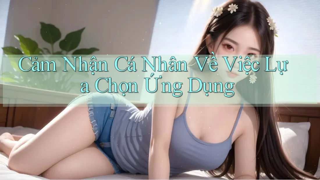 Cảm Nhận Cá Nhân Về Việc Lựa Chọn Ứng Dụng