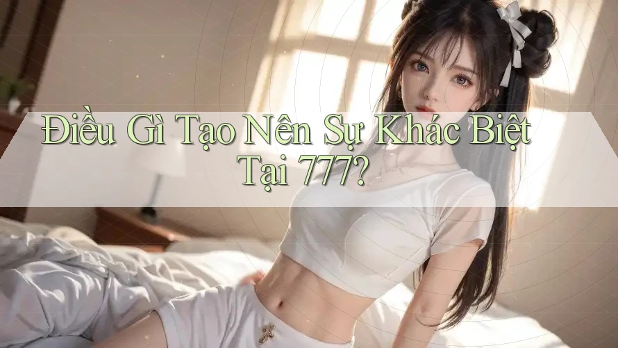 Điều Gì Tạo Nên Sự Khác Biệt Tại 777?