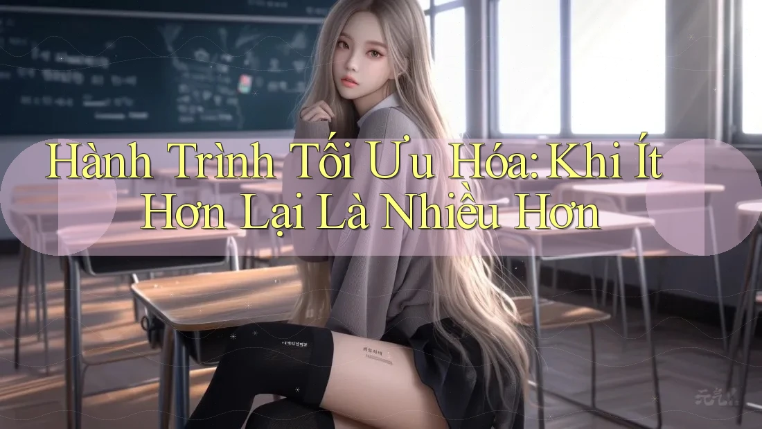 Hành Trình Tối Ưu Hóa: Khi Ít Hơn Lại Là Nhiều Hơn