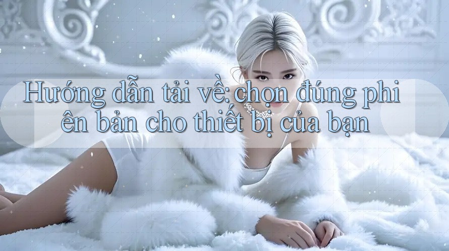 Hướng dẫn tải về: chọn đúng phiên bản cho thiết bị của bạn