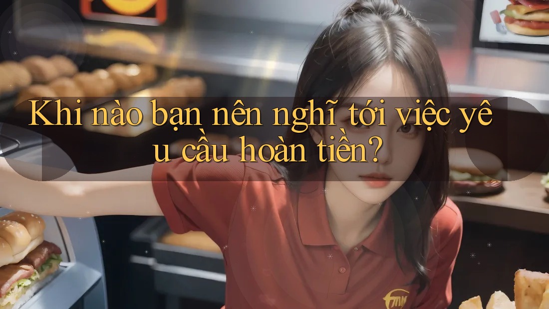 Khi nào bạn nên nghĩ tới việc yêu cầu hoàn tiền?