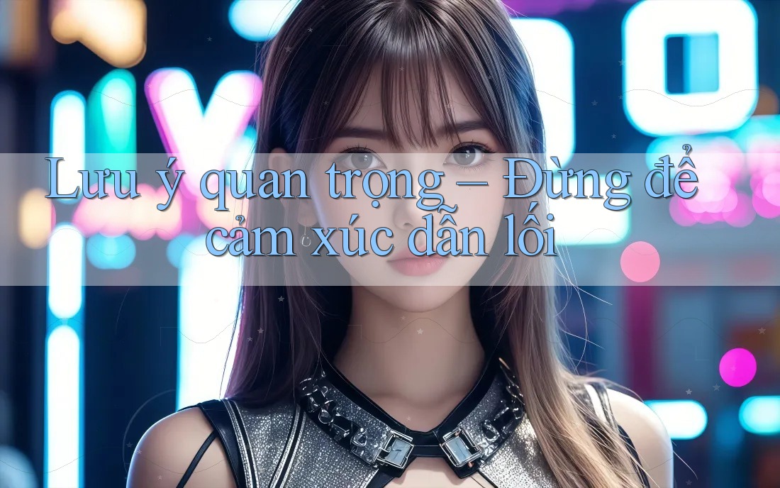 Lưu ý quan trọng – Đừng để cảm xúc dẫn lối