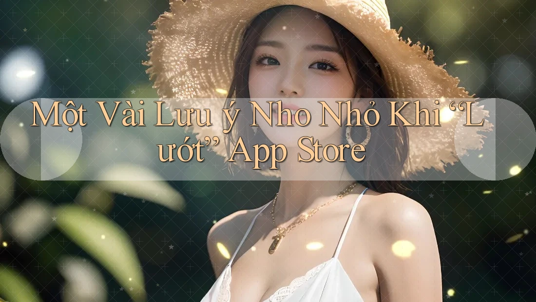 Một Vài Lưu ý Nho Nhỏ Khi “Lướt” App Store Một Vài Lưu ý Nho Nhỏ Khi “Lướt” App Store