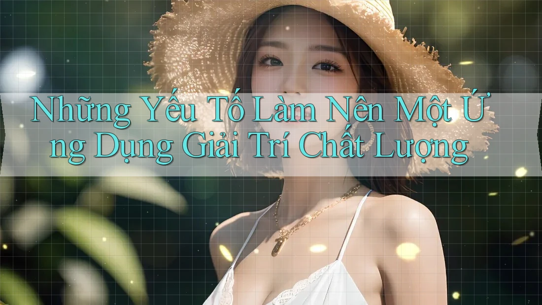 Những Yếu Tố Làm Nên Một Ứng Dụng Giải Trí Chất Lượng