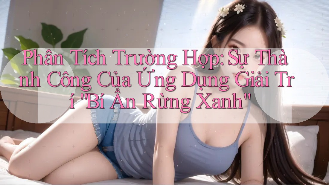 Phân Tích Trường Hợp: Sự Thành Công Của Ứng Dụng Giải Trí “Bí Ẩn Rừng Xanh”