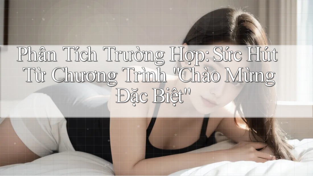Phân Tích Trường Hợp: Sức Hút Từ Chương Trình “Chào Mừng Đặc Biệt” Phân Tích Trường Hợp: Sức Hút Từ Chương Trình “Chào Mừng Đặc Biệt”