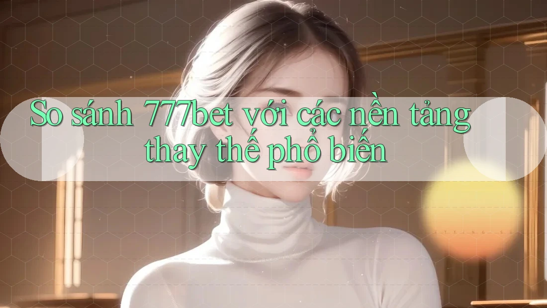 So sánh 777bet với các nền tảng thay thế phổ biến So sánh 777bet với các nền tảng thay thế phổ biến