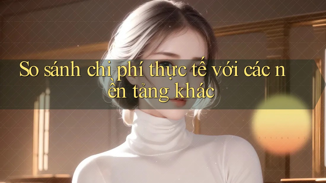 So sánh chi phí thực tế với các nền tảng khác