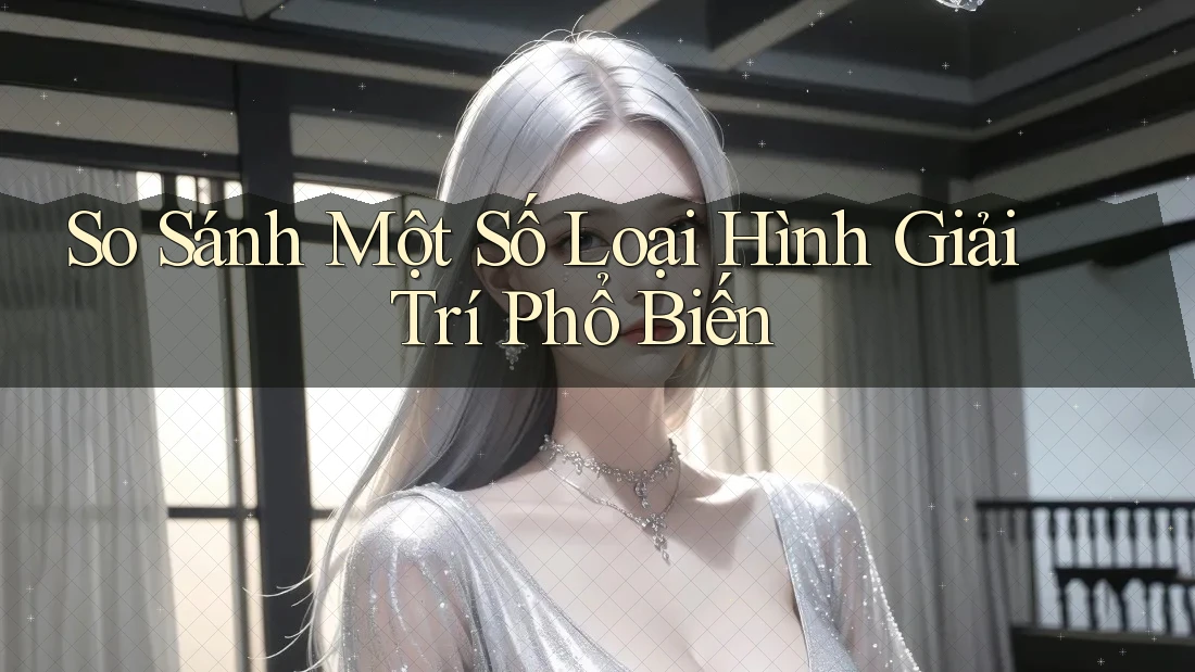 So sánh một số loại hình giải trí phổ biến