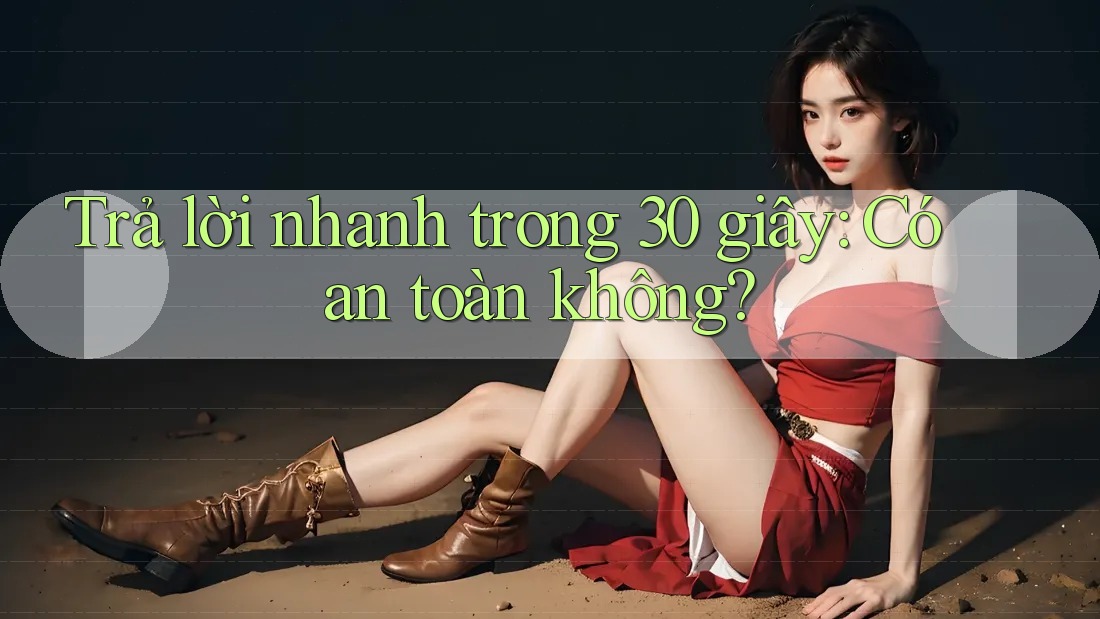 Trả lời nhanh trong 30 giây: Có an toàn không?
