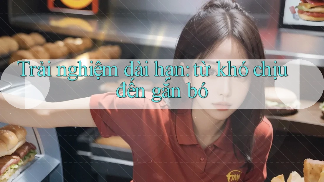 Trải nghiệm dài hạn: từ khó chịu đến gắn bó Trải nghiệm dài hạn: từ khó chịu đến gắn bó