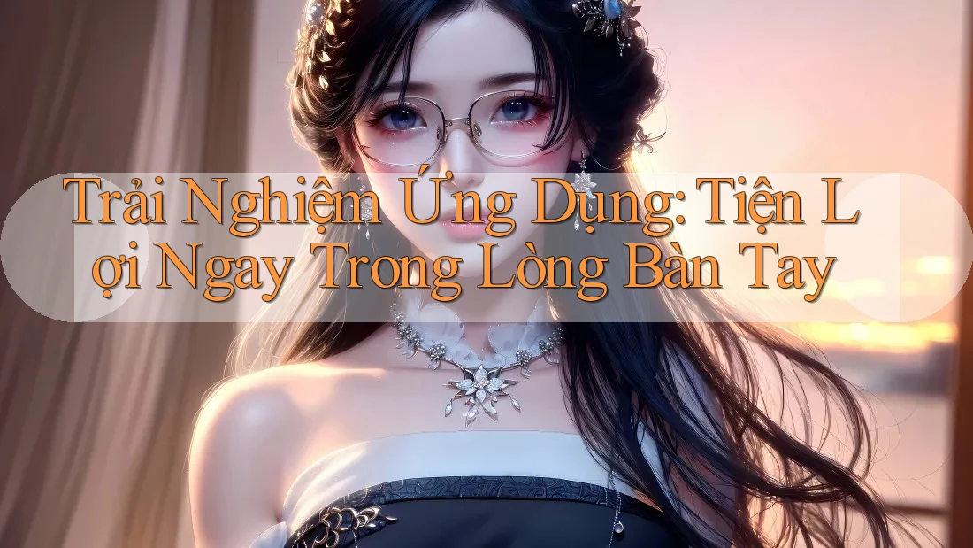 Trải Nghiệm Ứng Dụng: Tiện Lợi Ngay Trong Lòng Bàn Tay Trải Nghiệm Ứng Dụng: Tiện Lợi Ngay Trong Lòng Bàn Tay