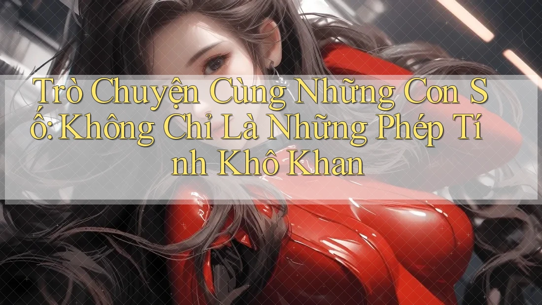 Trò Chuyện Cùng Những Con Số: Không Chỉ Là Những Phép Tính Khô Khan Trò Chuyện Cùng Những Con Số: Không Chỉ Là Những Phép Tính Khô Khan